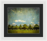 Load image into Gallery viewer, Triangular Trees 003 - Framed Print
