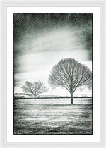 Load image into Gallery viewer, Two Trees in a field - Framed Print
