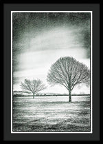 Load image into Gallery viewer, Two Trees in a field - Framed Print
