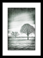 Load image into Gallery viewer, Two Trees in a field - Framed Print
