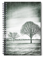 Load image into Gallery viewer, Two Trees in a field - Spiral Notebook
