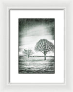 Load image into Gallery viewer, Two Trees in a field - Framed Print
