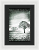 Load image into Gallery viewer, Two Trees in a field - Framed Print
