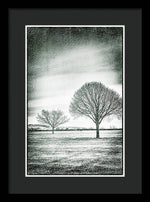 Load image into Gallery viewer, Two Trees in a field - Framed Print
