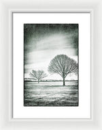 Load image into Gallery viewer, Two Trees in a field - Framed Print
