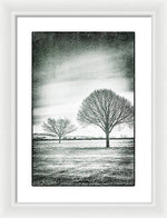 Load image into Gallery viewer, Two Trees in a field - Framed Print
