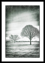 Load image into Gallery viewer, Two Trees in a field - Framed Print
