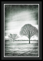 Load image into Gallery viewer, Two Trees in a field - Framed Print
