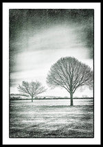 Load image into Gallery viewer, Two Trees in a field - Framed Print
