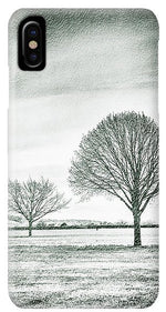 Load image into Gallery viewer, Two Trees in a field - Phone Case
