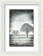 Load image into Gallery viewer, Two Trees in a field - Framed Print
