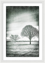 Load image into Gallery viewer, Two Trees in a field - Framed Print
