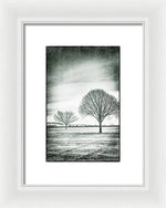 Load image into Gallery viewer, Two Trees in a field - Framed Print
