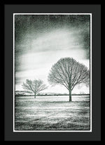 Load image into Gallery viewer, Two Trees in a field - Framed Print
