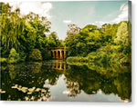 Load image into Gallery viewer, Viaduct Bridge Over Viaduct Pond green london space - Canvas Print
