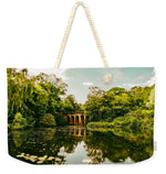 Load image into Gallery viewer, Viaduct Bridge Over Viaduct Pond green london space - Weekender Tote Bag
