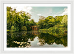 Load image into Gallery viewer, Viaduct Bridge Over Viaduct Pond green london space - Framed Print
