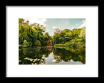 Load image into Gallery viewer, Viaduct Bridge Over Viaduct Pond green london space - Framed Print
