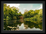 Load image into Gallery viewer, Viaduct Bridge Over Viaduct Pond green london space - Framed Print
