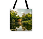 Load image into Gallery viewer, Viaduct Bridge Over Viaduct Pond green london space - Tote Bag
