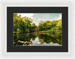 Load image into Gallery viewer, Viaduct Bridge Over Viaduct Pond green london space - Framed Print
