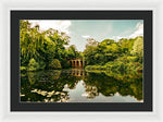 Load image into Gallery viewer, Viaduct Bridge Over Viaduct Pond green london space - Framed Print
