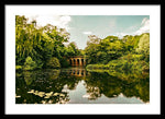 Load image into Gallery viewer, Viaduct Bridge Over Viaduct Pond green london space - Framed Print
