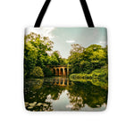 Load image into Gallery viewer, Viaduct Bridge Over Viaduct Pond green london space - Tote Bag
