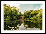 Load image into Gallery viewer, Viaduct Bridge Over Viaduct Pond green london space - Framed Print
