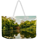 Load image into Gallery viewer, Viaduct Bridge Over Viaduct Pond green london space - Weekender Tote Bag
