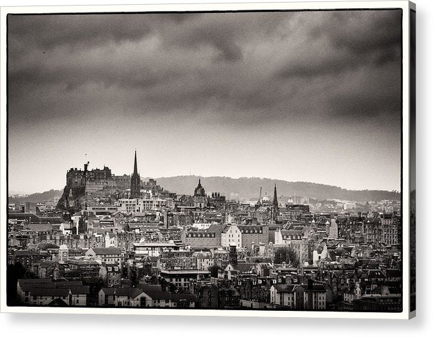 Views across Edinburgh - Acrylic Print