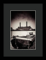 Load image into Gallery viewer, walking along the Thames - Framed Print
