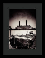 Load image into Gallery viewer, walking along the Thames - Framed Print
