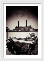 Load image into Gallery viewer, walking along the Thames - Framed Print
