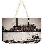 Load image into Gallery viewer, walking along the Thames - Weekender Tote Bag
