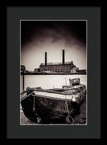 Load image into Gallery viewer, walking along the Thames - Framed Print
