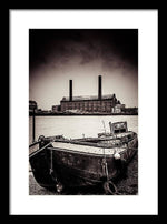 Load image into Gallery viewer, walking along the Thames - Framed Print
