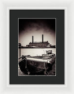 Load image into Gallery viewer, walking along the Thames - Framed Print
