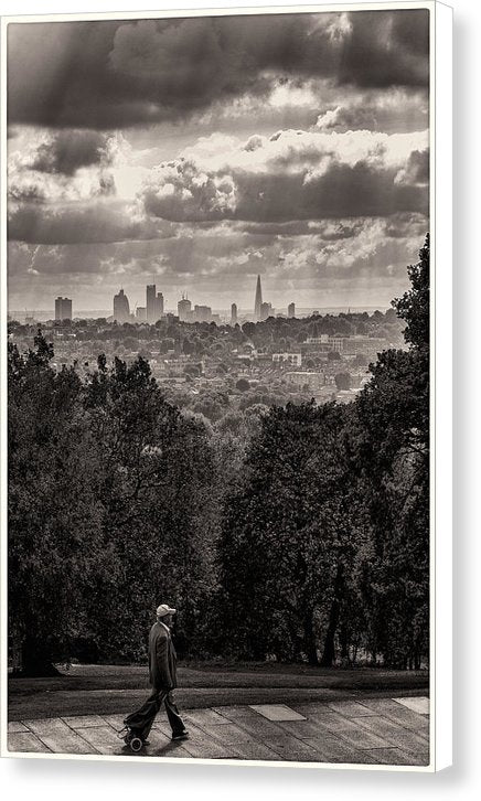 Walking the Sights - Canvas Print