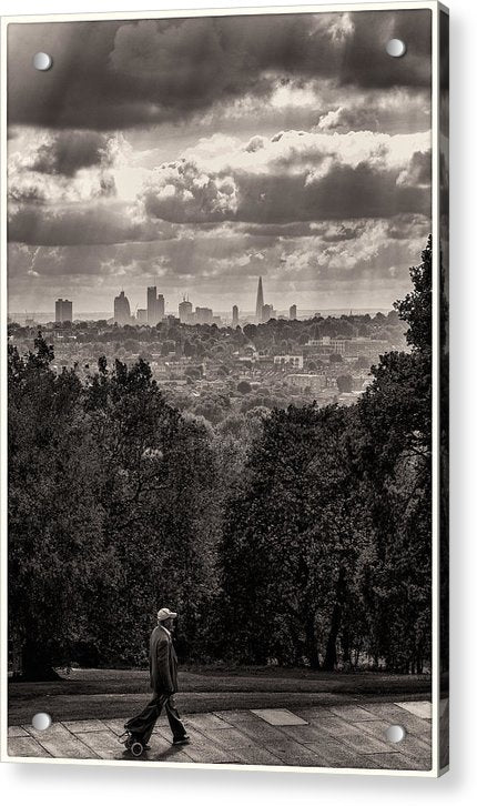 Walking the Sights - Acrylic Print