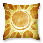 Load image into Gallery viewer, Warm Sunny Flower - Throw Pillow
