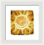 Load image into Gallery viewer, Warm Sunny Flower - Framed Print
