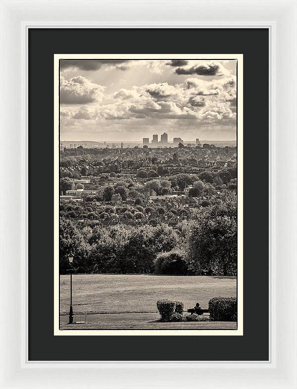 What a Great View of London Town - Framed Print