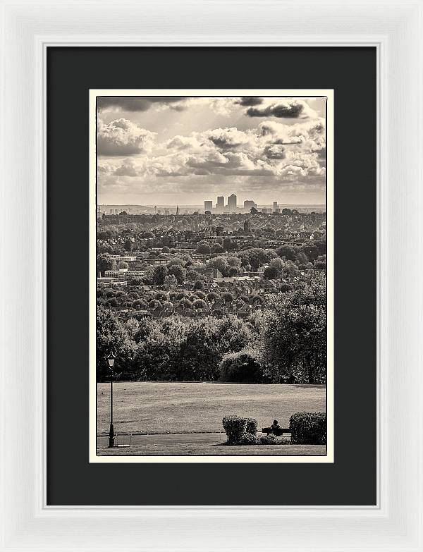 What a Great View of London Town - Framed Print