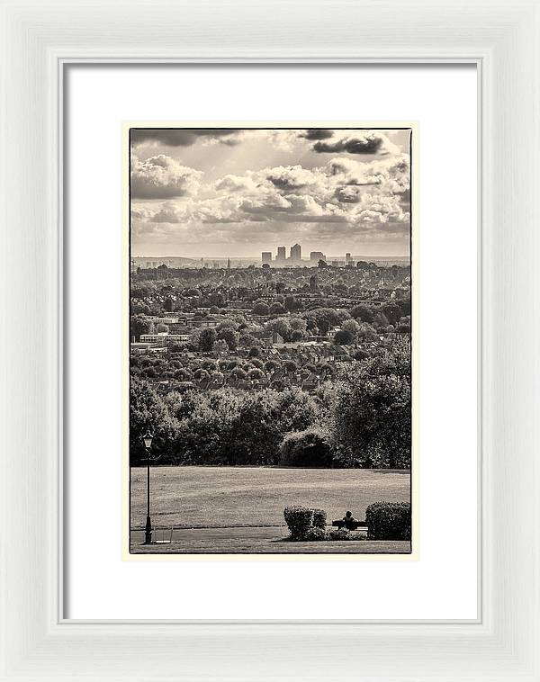 What a Great View of London Town - Framed Print