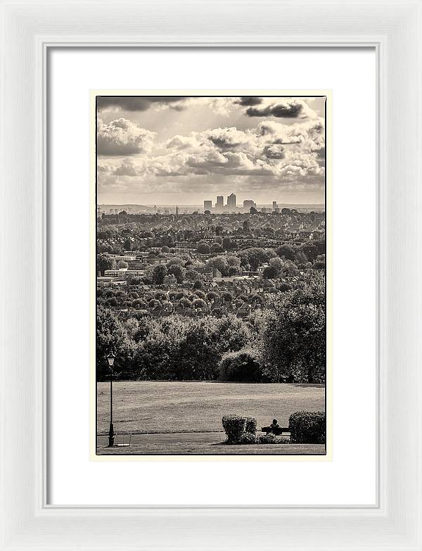 What a Great View of London Town - Framed Print