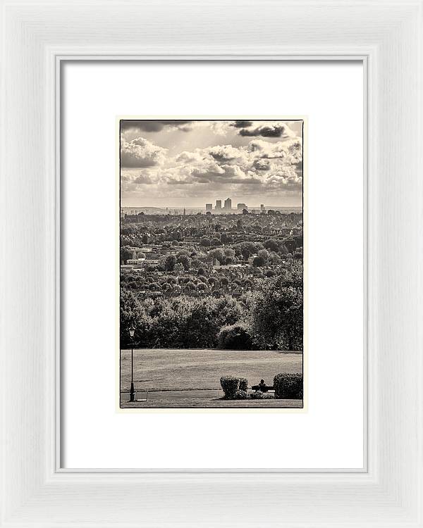 What a Great View of London Town - Framed Print